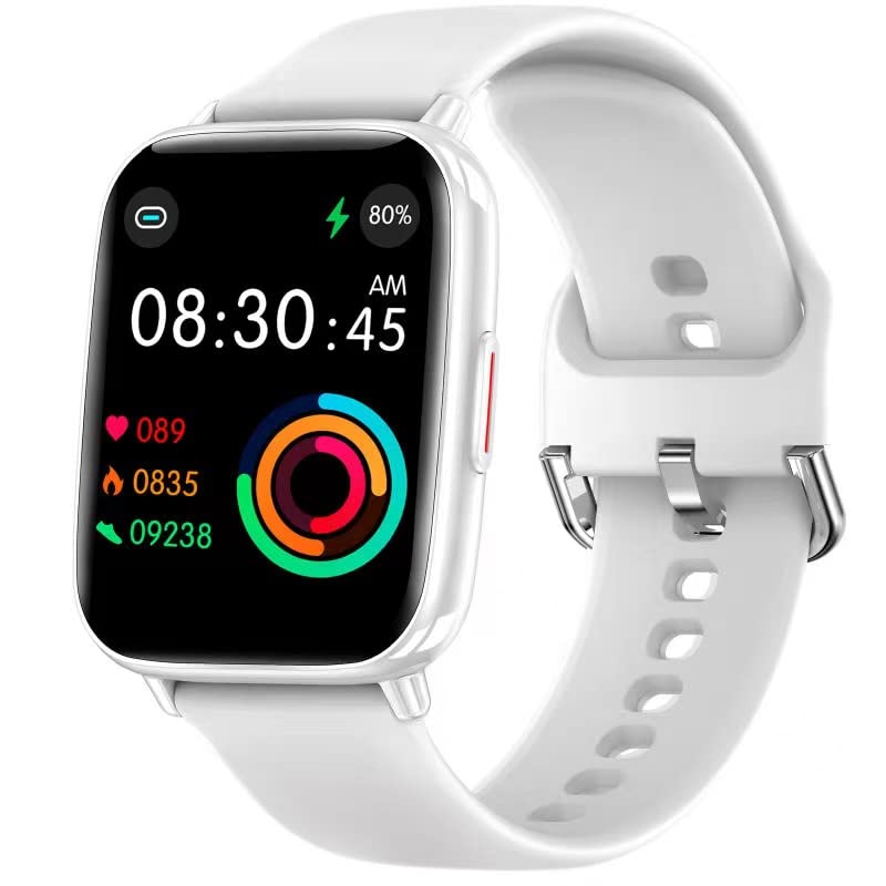 MorePro Fitness Tracker Smart Watch for Men & Women - Heart Rate Monitor, Sleep Tracker, Blood Pressure & Step Counter - Waterproof Activity Tracker for iOS/Android - Perfect for Running, Swimming & Daily Health Monitoring