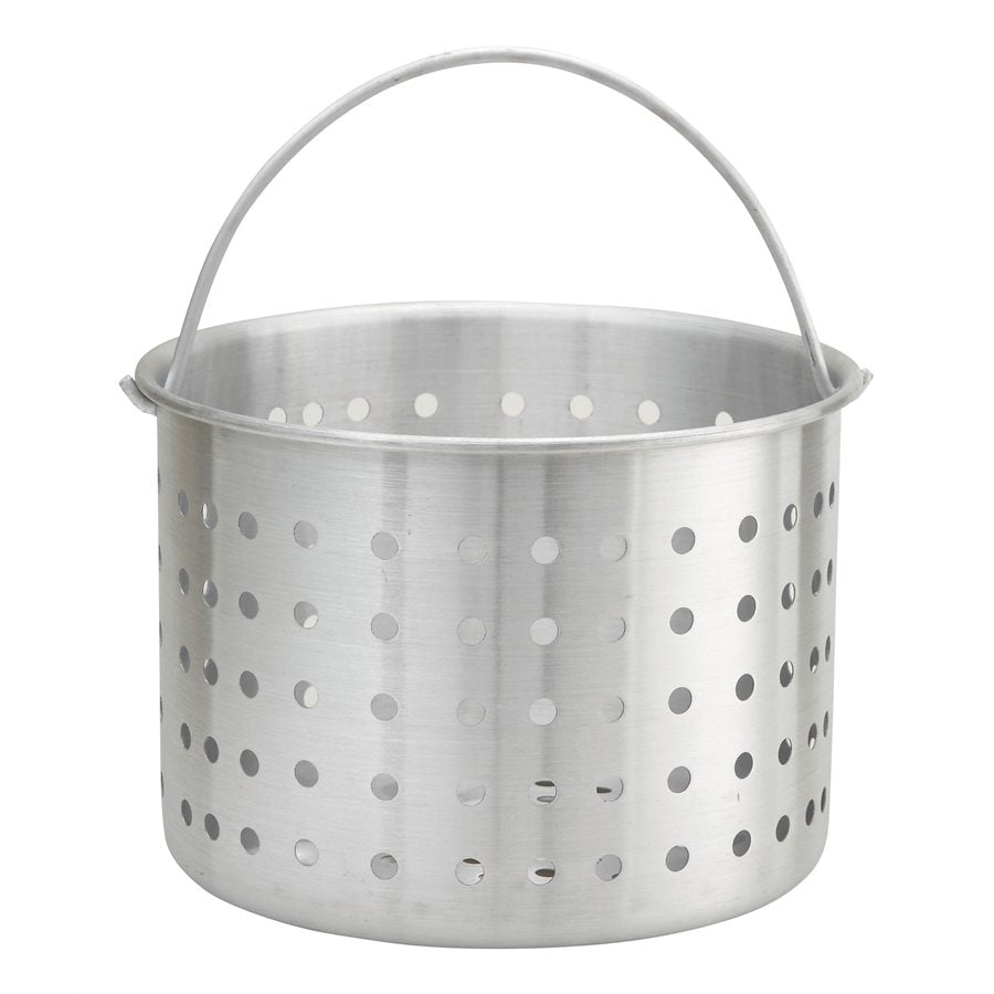 Winco 80 Qt Commercial Aluminum Steamer Basket - Perfect for Restaurants, Catering & Large Batch Cooking
