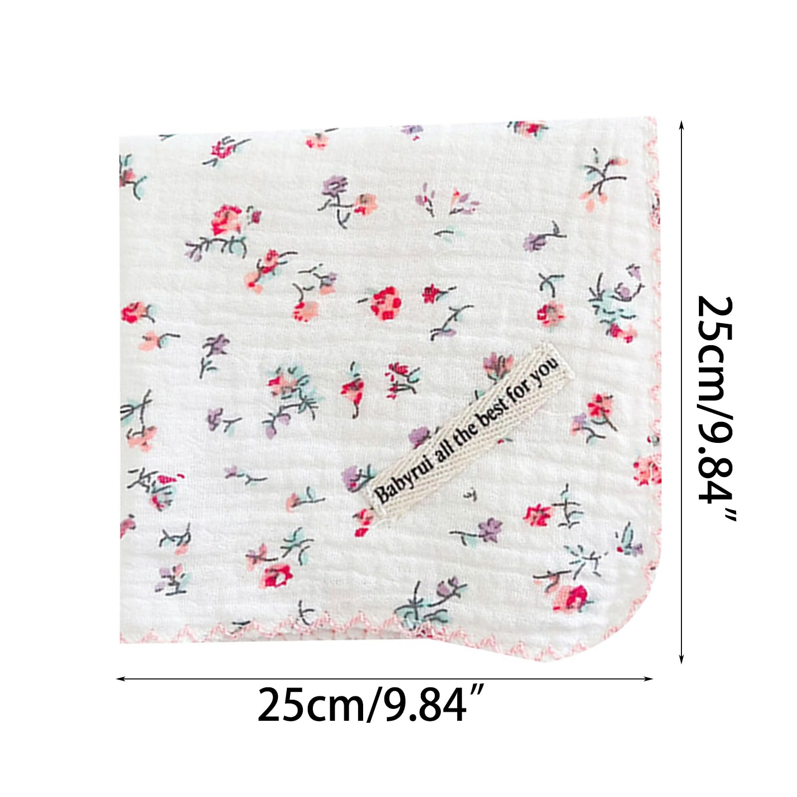**Cotton Burp Cloths for Babies - Soft Absorbent Washable Face Towels & Feeding Bibs - Multi-Use for Kindergarten, Nursing, Sweat Absorption & Daily Care**    *(Perfect for Feeding, Burping, Face Wiping & On-the-Go Baby Essentials)*