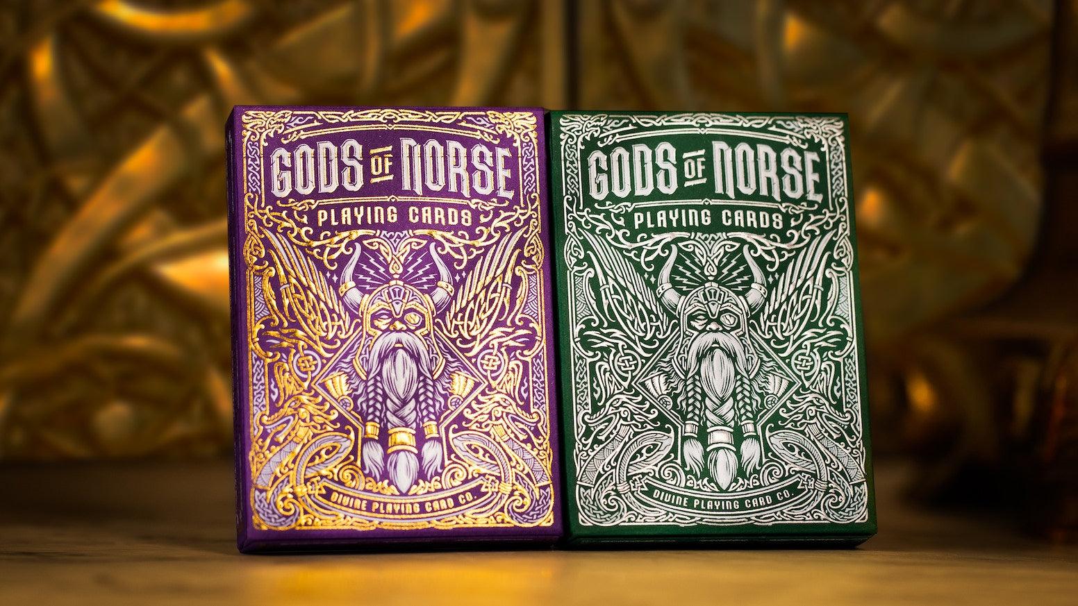 Premium Norse Mythology Playing Cards - Viking Gods & Legends Theme - Perfect for Collectors, Poker, Magic Tricks & Game Nights