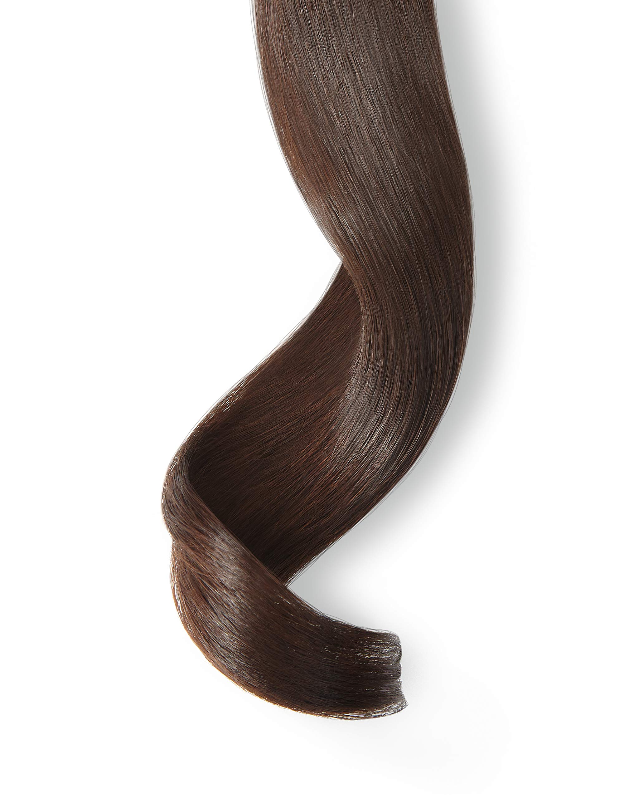 NINFAS 100% Virgin Cuticle Remy Human Hair Tape-In Extensions - Gold Line, #2 Dark Brown, 18 Inch (20 Pieces) | Natural-Looking Volume for Everyday Wear, Parties & Special Occasions