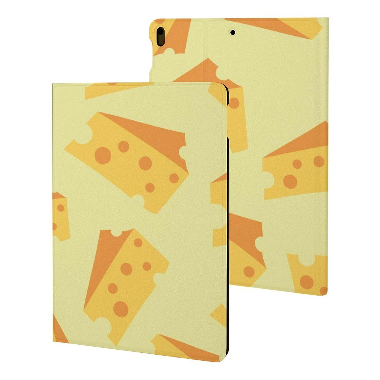 Food Themed Tasty Cheese iPad Pro/Air 3 (10.5in) Case - Multi-Angle Stand with Auto Wake/Sleep | Perfect for Kitchen, Office & Travel Use
