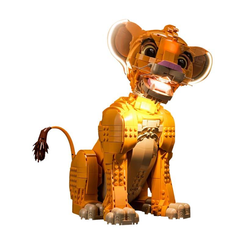 LEGO Disney Young Simba the Lion King 43247 Light Kit - LED Building Blocks Lighting Set for LEGO Models - Perfect for Night Display & Home Decoration