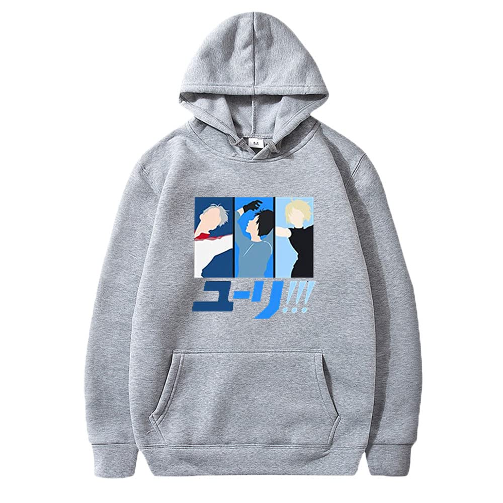 Yuri on Ice Anime Hoodie - Unisex Cosplay Sweatshirt with Hood | Perfect for Halloween, Conventions & Casual Wear