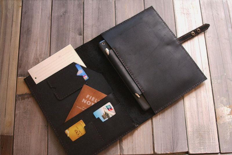 Premium Personalized Leather Sleeve Case for MacBook Pro 16 Inch - Custom Name/Initials - Perfect for Work, Travel & Business Professionals
