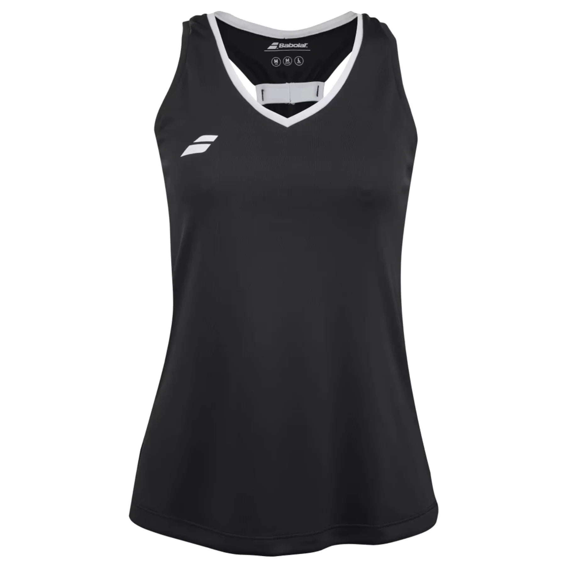 Babolat Play Tank Women's Tennis Top 2000 - Black/Black | Performance Tennis Apparel for Women | Perfect for Training & Matches