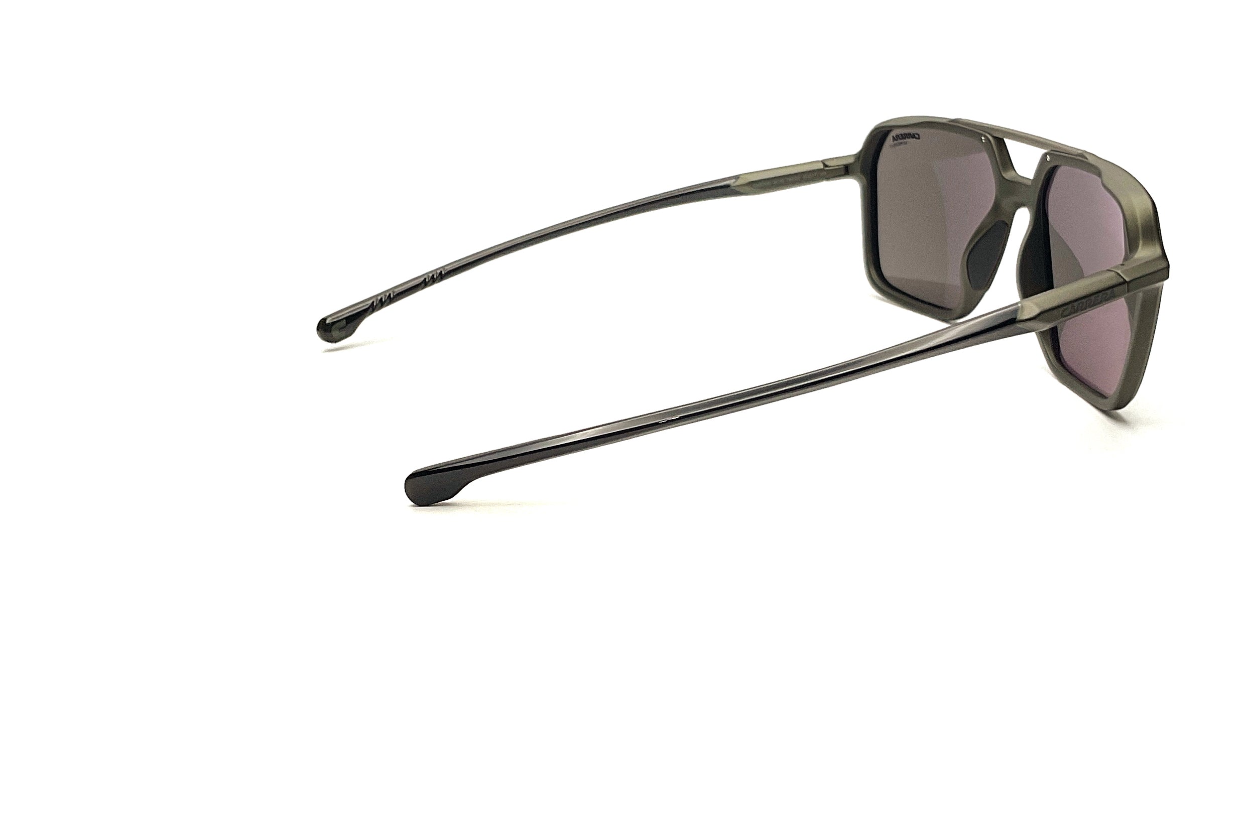 Carrera Carduc 042 Double Bridge Square Sunglasses x Ducati - Military Green Aviator Style for Men & Women | Perfect for Motorcycle Riding, Driving, Outdoor Sports & Fashion Accessories