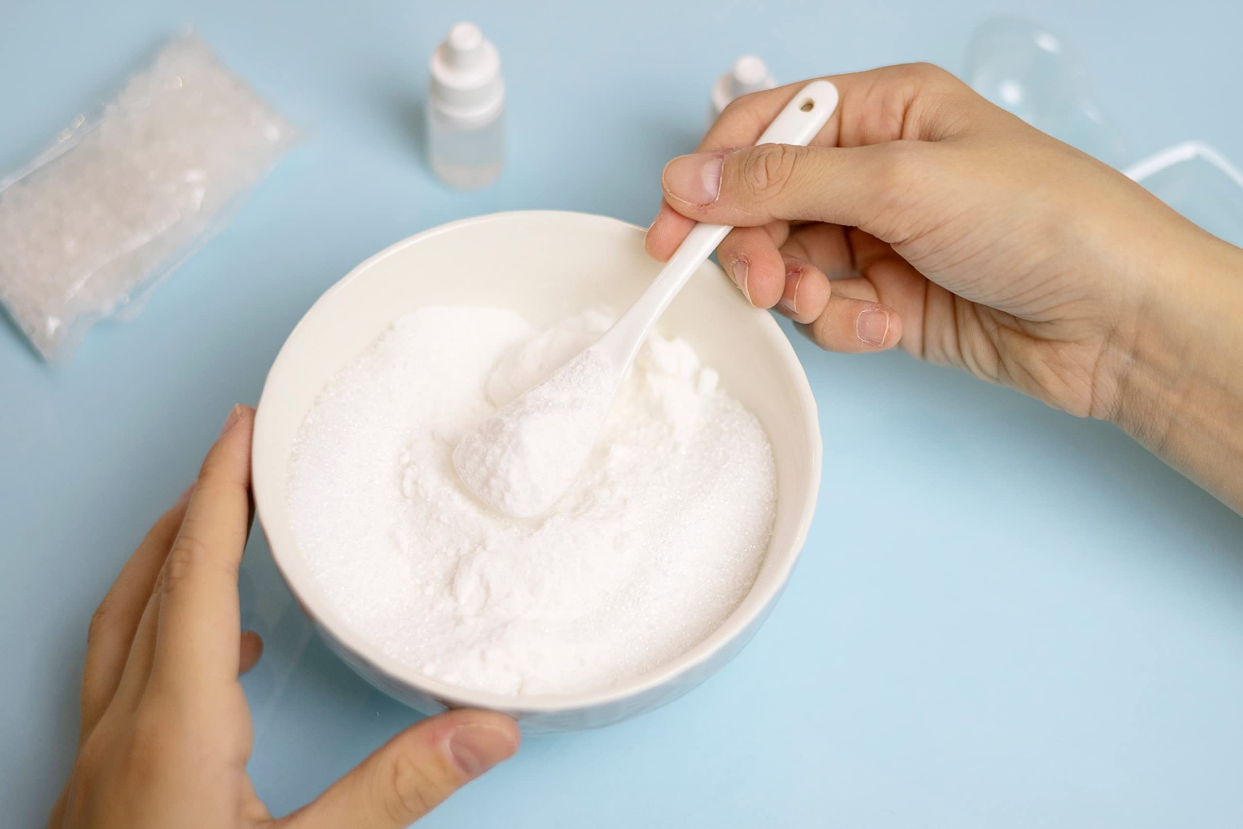 SLSA Sodium Lauryl Sulfoacetate 1.5 lb - Gentle Skin-Friendly Foaming Agent for Bath Bombs, Soap & Bubble Bath | Perfect for DIY Skincare & Natural Cosmetics