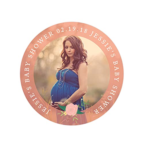 Photo Labels Round Style 2