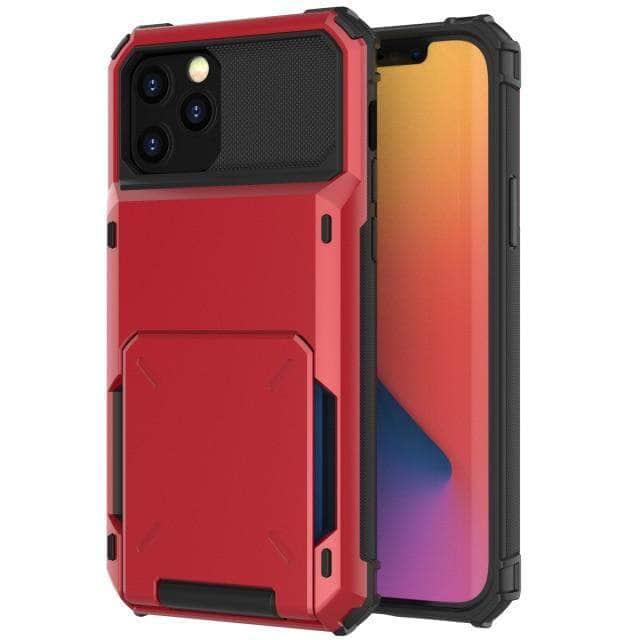 Premium Leather Wallet Case for iPhone 13 Mini with 3 Card Slots - Slim Armor Protection for Everyday Use & Travel