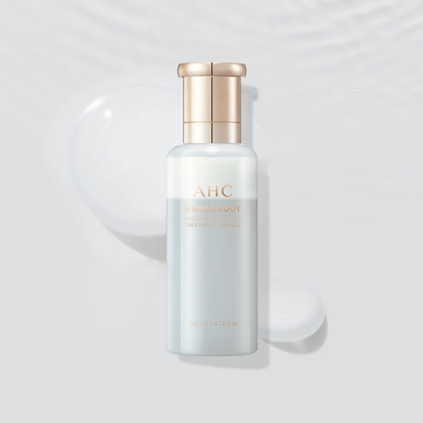 AHC H Mela Root Hydra Glow Double Treatment Essence 140ml - Brightening & Hydrating Facial Serum for Glowing Skin | Day & Night Skincare Routine