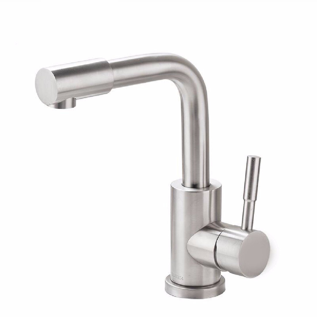 HQLCX 304 Stainless Steel Basin Sink Mixer Tap - Hot & Cold Water Bathroom Faucet for Washbasin, Vanity, and Toilet Sink - Perfect for Modern Home, Hotel, and Commercial Use