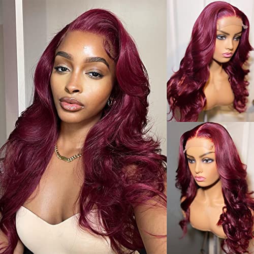 Burgundy Body Wave(5*5 Lace Closure wig)