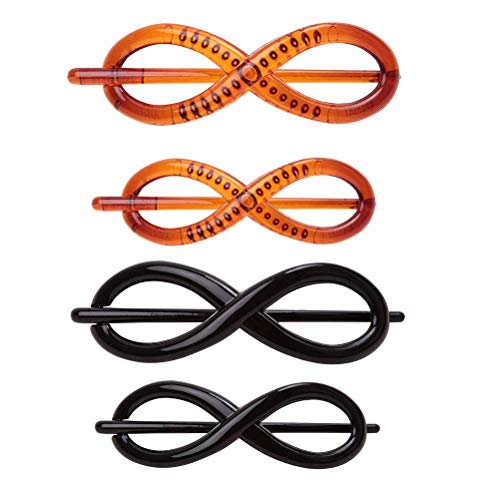 8PCS Strong Hair Clips - Ponytail Holders & Hair Claws for Women - Daily Styling