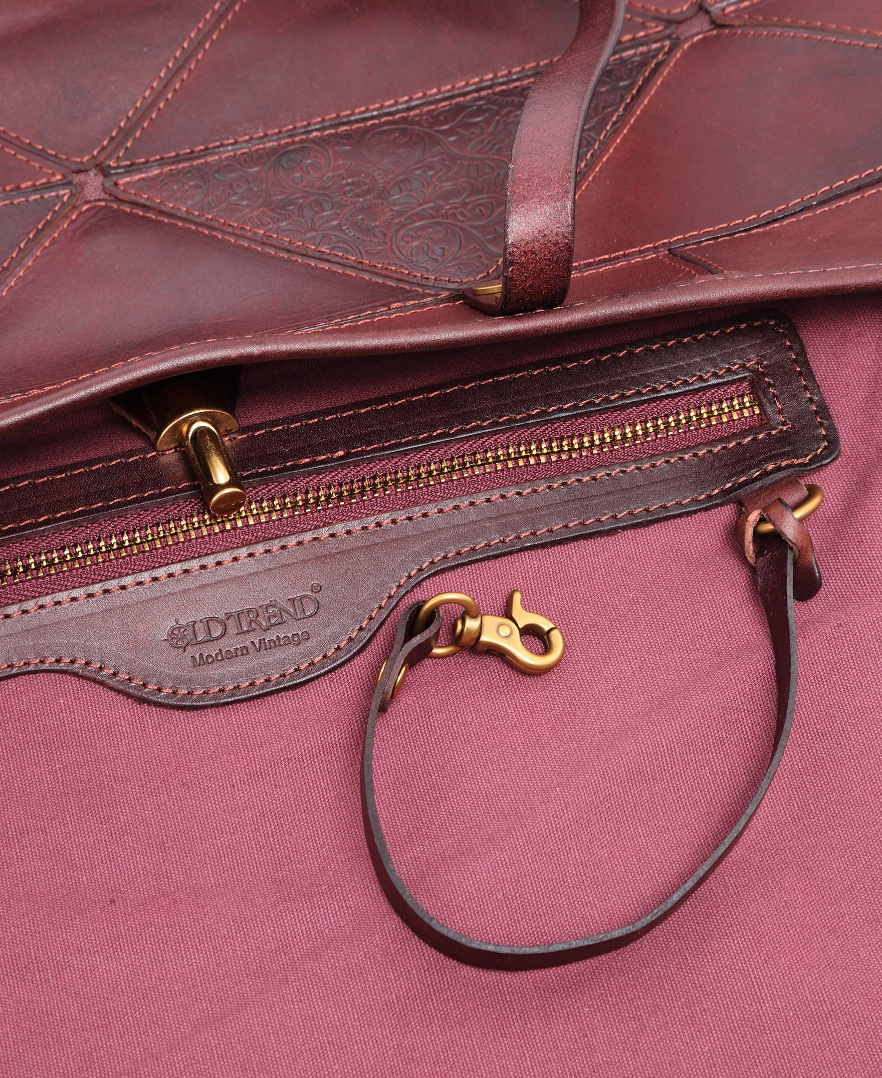 Genuine Leather Prism Tote Bag for Women - Stylish & Durable Designer Handbag for Work, Travel & Everyday Use