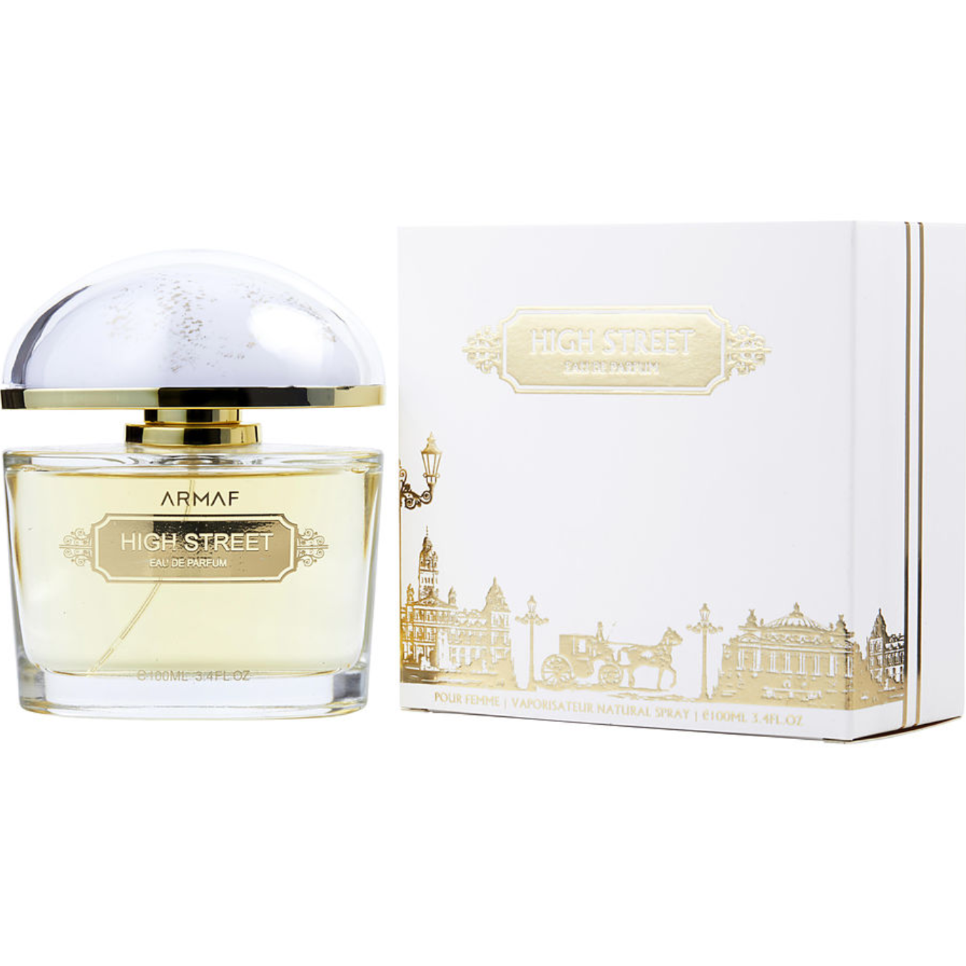 Armaf High Street Women's Perfume 100ML EDP Spray - Long Lasting Floral Fragrance for Daily Wear & Special Occasions