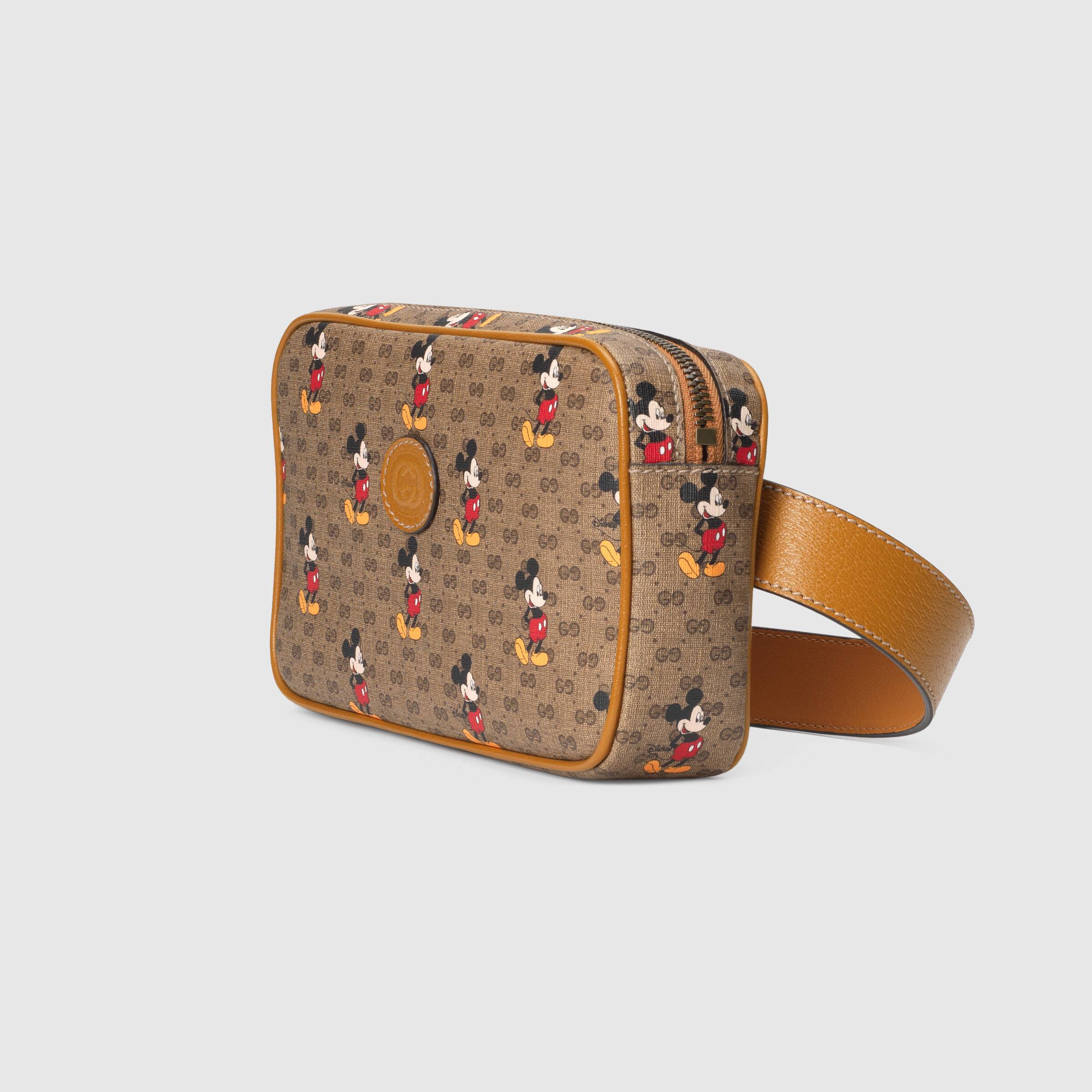 Gucci Disney x Gucci Belt Bag for Women - Luxury Crossbody Bag with Mickey Mouse Design - Perfect for Travel, Shopping & Everyday Use