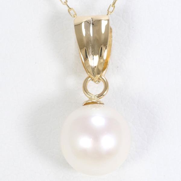 18K Yellow Gold Pearl Necklace for Women - Elegant Luxury Jewelry Gift for Birthday, Anniversary & Wedding | Perfect for Formal Events & Special Occasions
