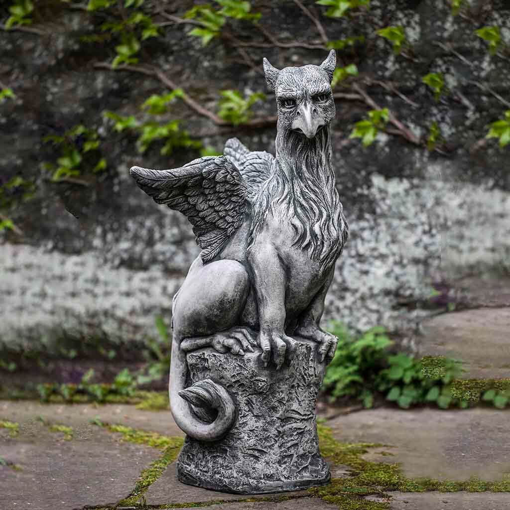 Campania International Herald Statue - Classic Roman Goddess Sculpture for Home Decor, Garden Statue & Outdoor Art | Perfect for Patio, Lawn, or Indoor Display