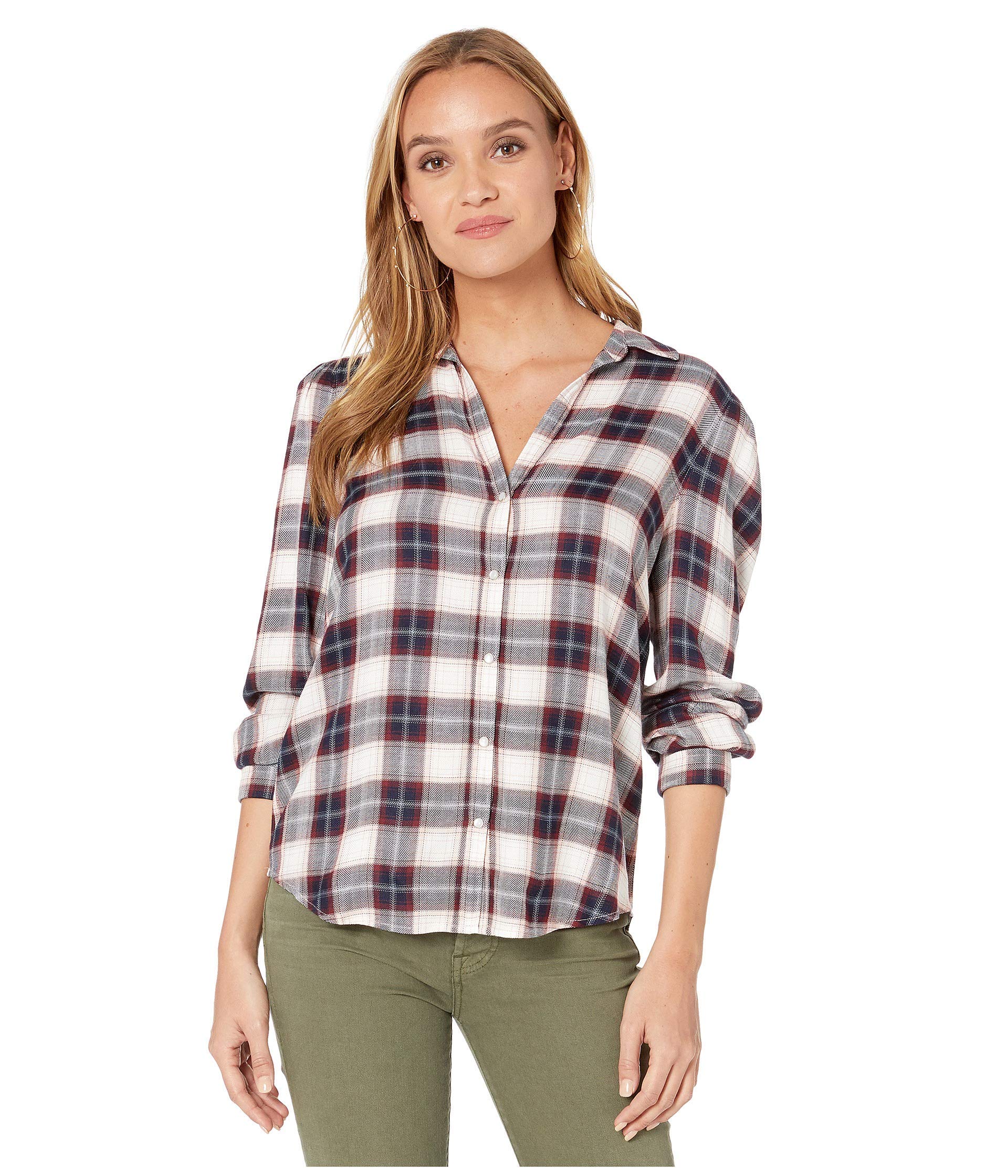 PAIGE Women's Enid Shirt - Stylish Button Down Blouse for Work & Casual Wear | Perfect for Office, Date Night & Everyday Outfits