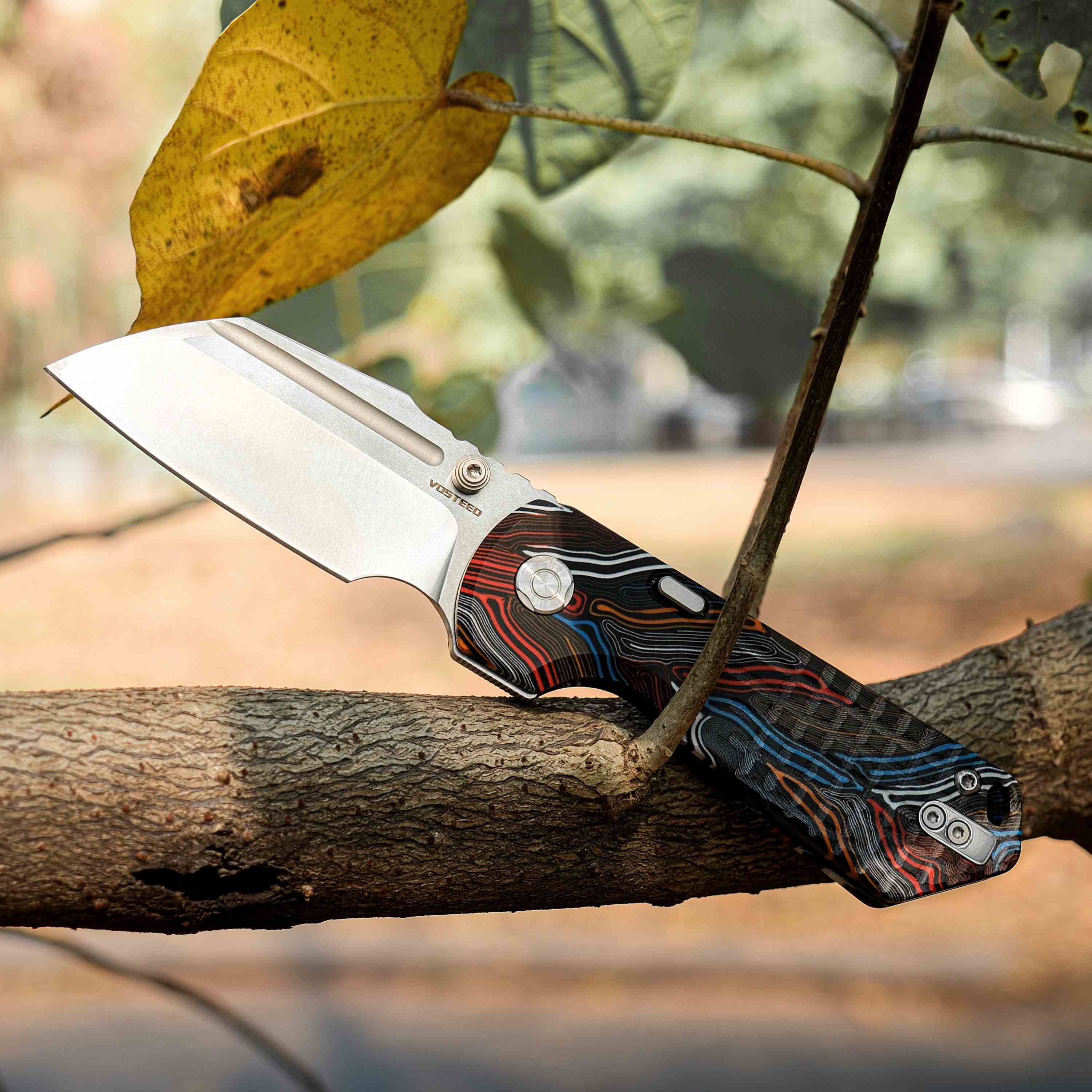 Premium EDC Pocket Knife - Hedgehog Top Liner Lock with 2.99