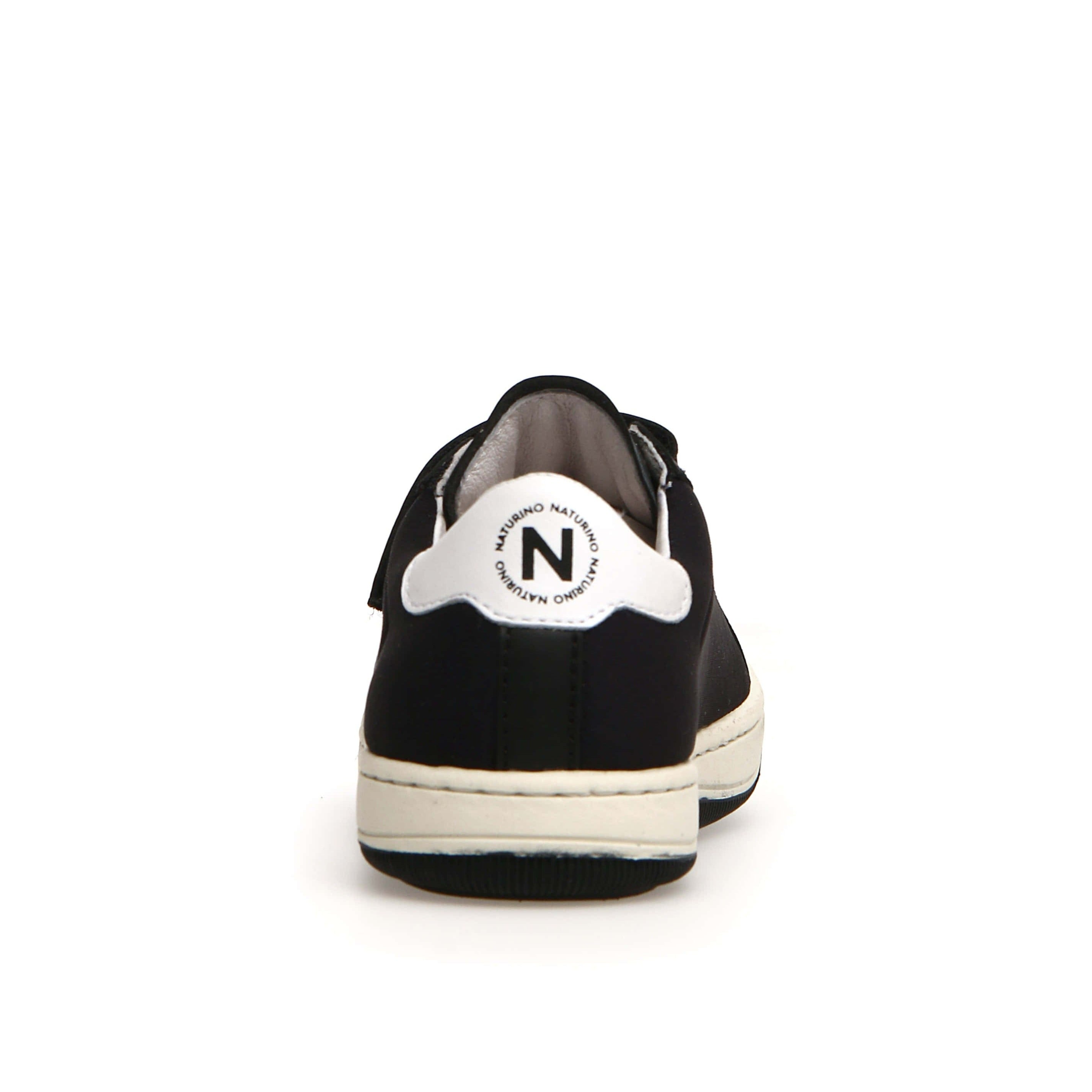 Naturino Rery VL Kids Sneakers for Boys & Girls - Comfortable Black & White Athletic Shoes for School, Play & Everyday Wear