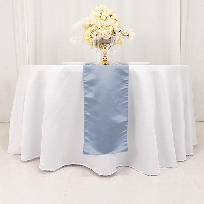 12x108 Lamour Satin Table Runner - Elegant Dining Table Decor for Weddings, Parties & Special Events - Premium Polyester Fabric with Glossy Finish - Perfect for Holiday Dinners & Formal Occasions