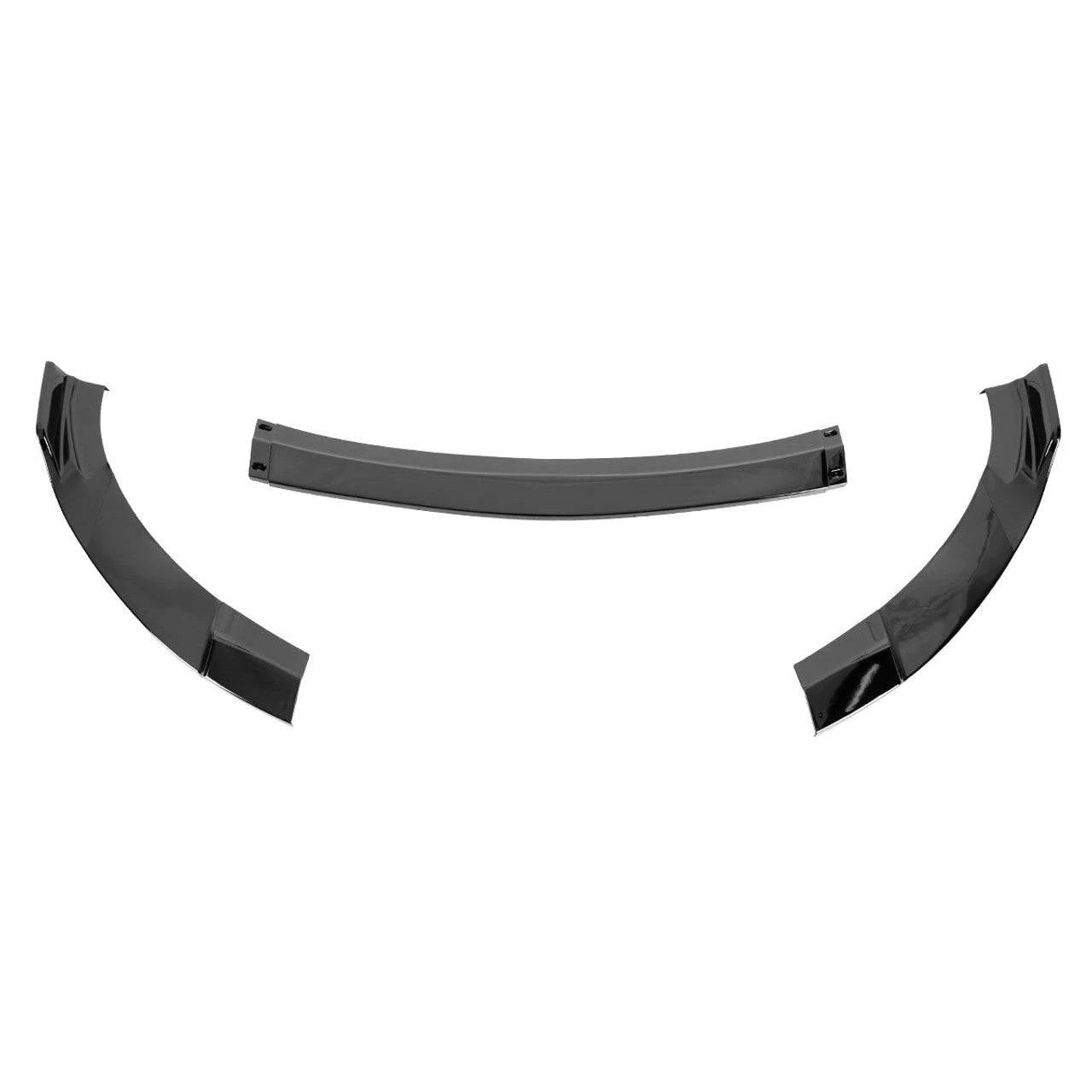 2012-2017 Hyundai Veloster Front Bumper Lip Kit - Glossy Black 3PC Splitter (Non-Turbo Model) | Aggressive Style Upgrade for Street & Car Show Appearance