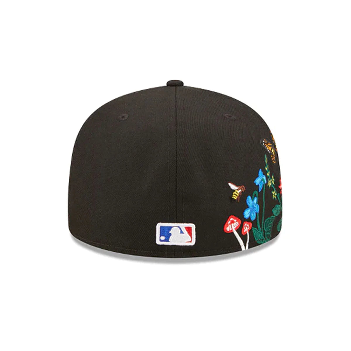 Pittsburgh Pirates Blooming Black 59FIFTY Fitted Hat for Men - Official MLB Baseball Cap for Sports Fans & Streetwear Fashion