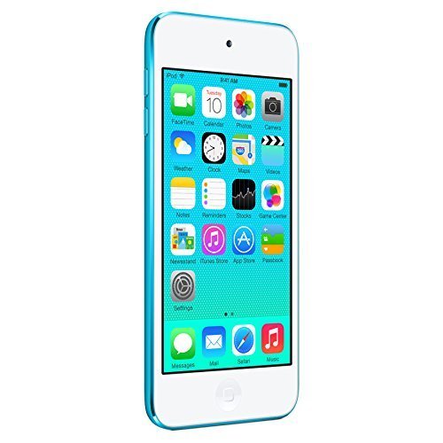 Refurbished Apple iPod Touch 16GB Blue (5th Generation) - MP3 Player for Music, Games & Apps | Perfect for Kids, Travel & Workout