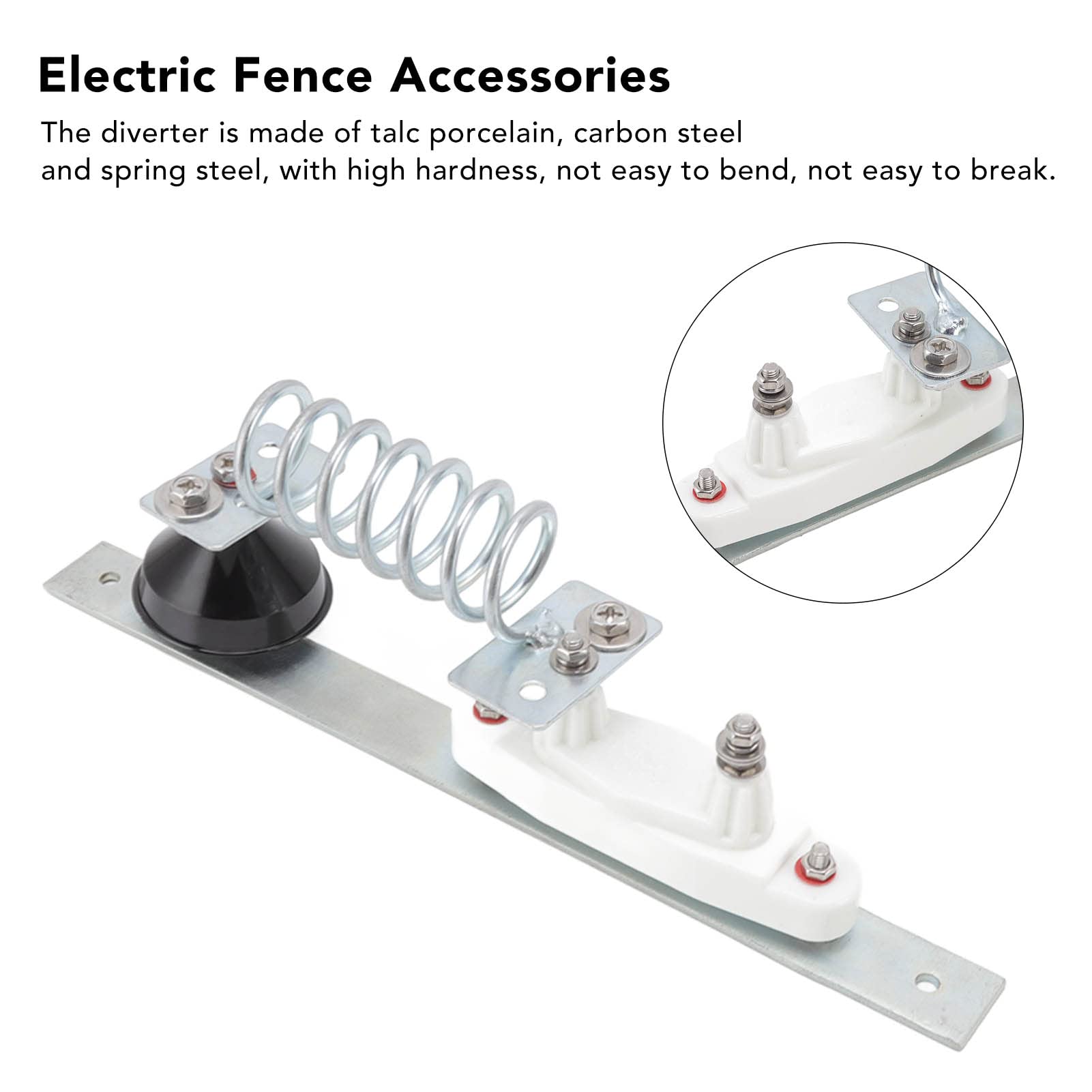 Electric Fence Diverter Kit - High Hardness Lightning Protector for Ranch & Pasture | Easy Installation | Weatherproof & Durable for Outdoor Farm Use