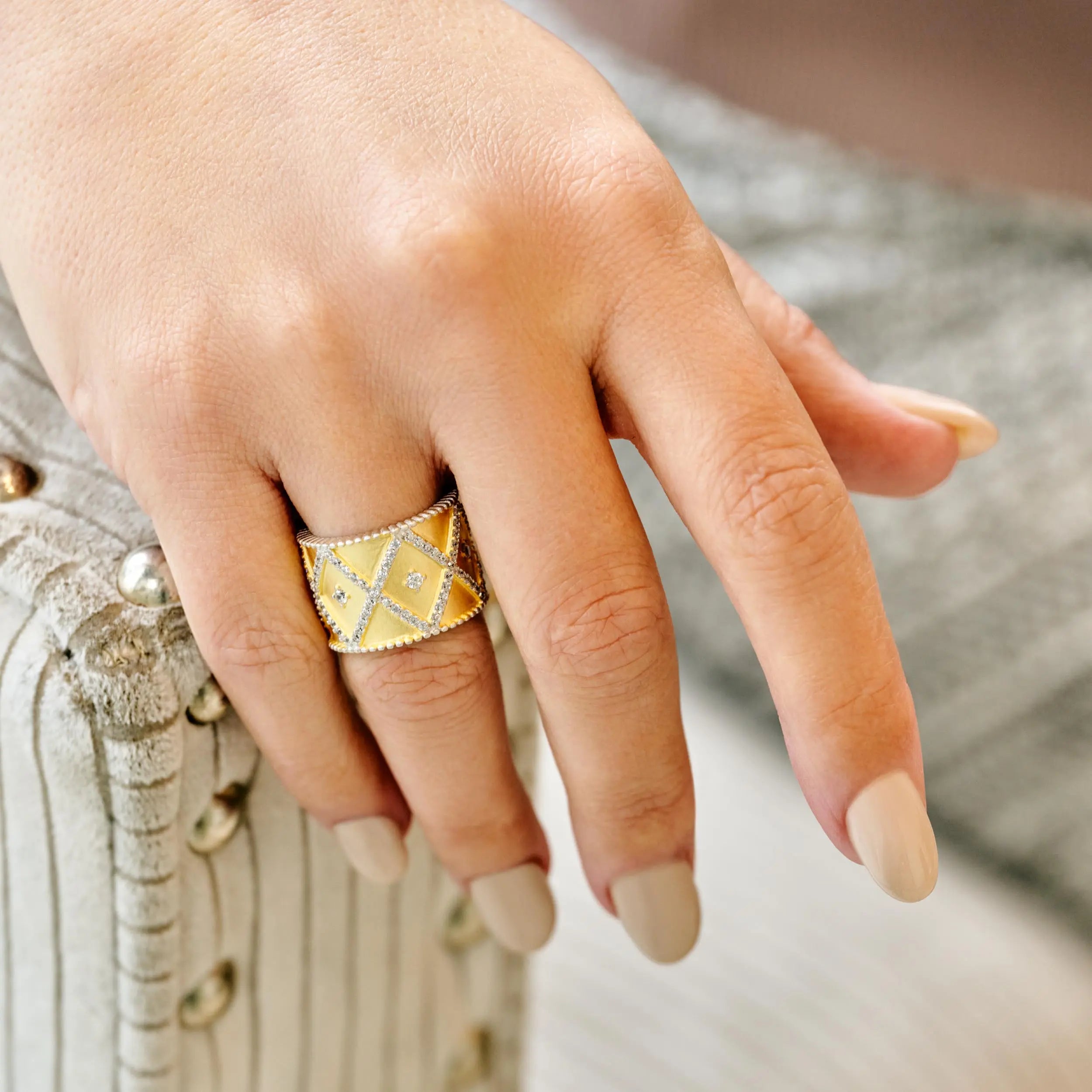 Vintage Cigar Band Ring - Handcrafted Adjustable Silver Jewelry for Men & Women | Perfect for Weddings, Parties & Gifts