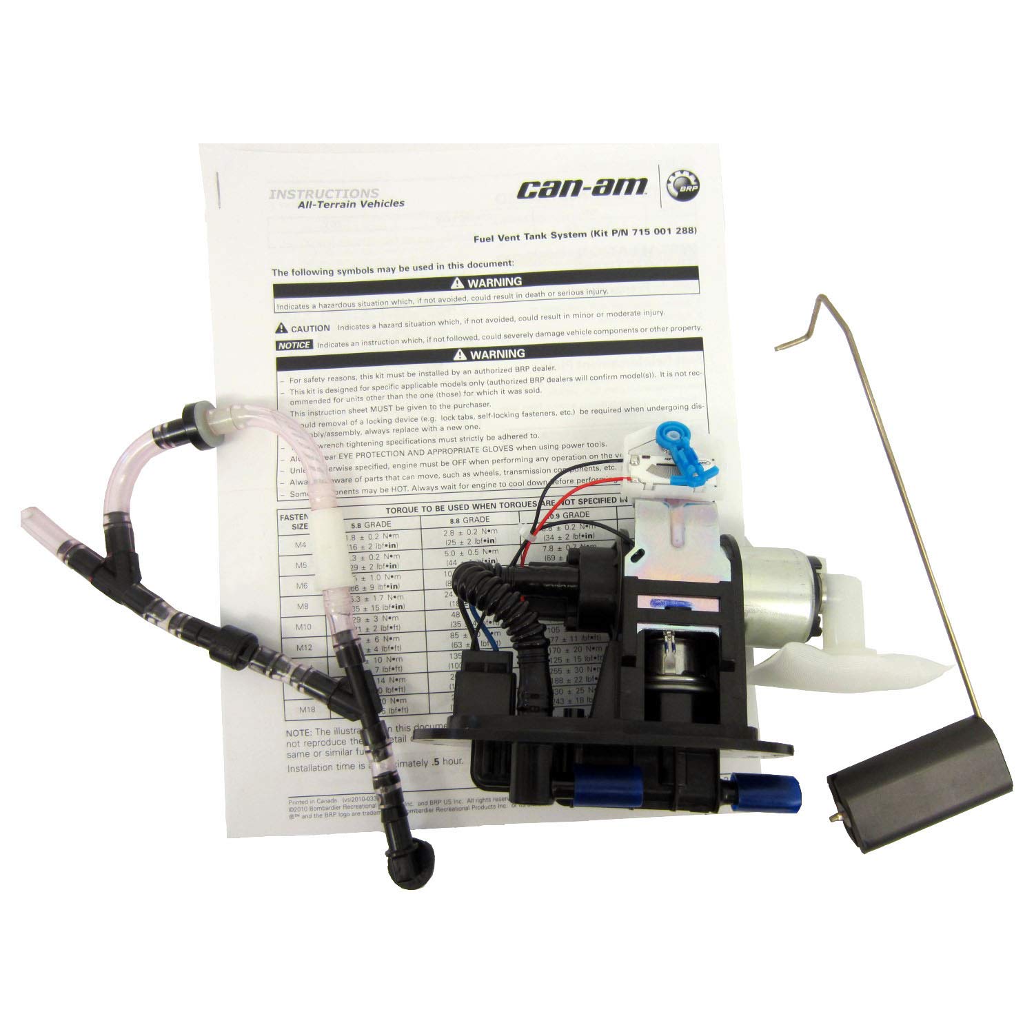 Can-Am New OEM Outlander Renegade ATV Fuel Pump Kit 703500771 - Fits 400 500 650 800 Models - Perfect for Off-Road Adventures & Trail Riding