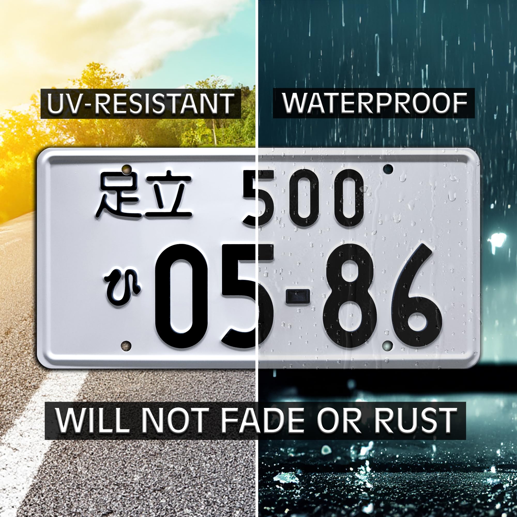 Fast & Furious Tokyo Drift Metal Stamped License Plate - Premium Replica for Cars, Motorcycles & Man Cave Decor