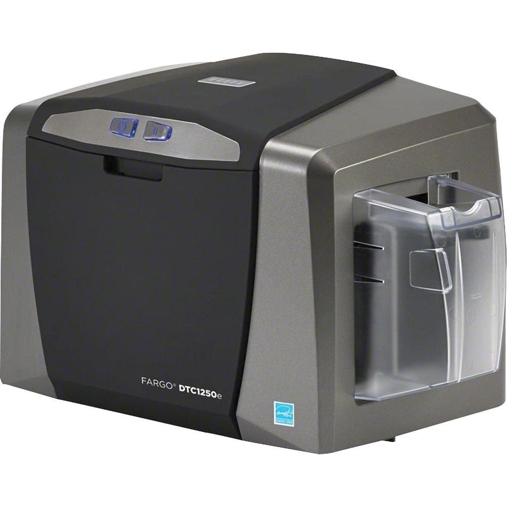 Fargo DTC1250e Single Sided ID Card Printer - High Quality ID Badge Printing for Offices, Schools & Events