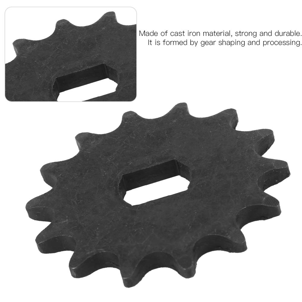 14T Cast Iron Sprocket for Electric Tricycle & EV - Durable 10T 12T 14T Replacement Sprockets for Electric Vehicle Maintenance & Upgrades