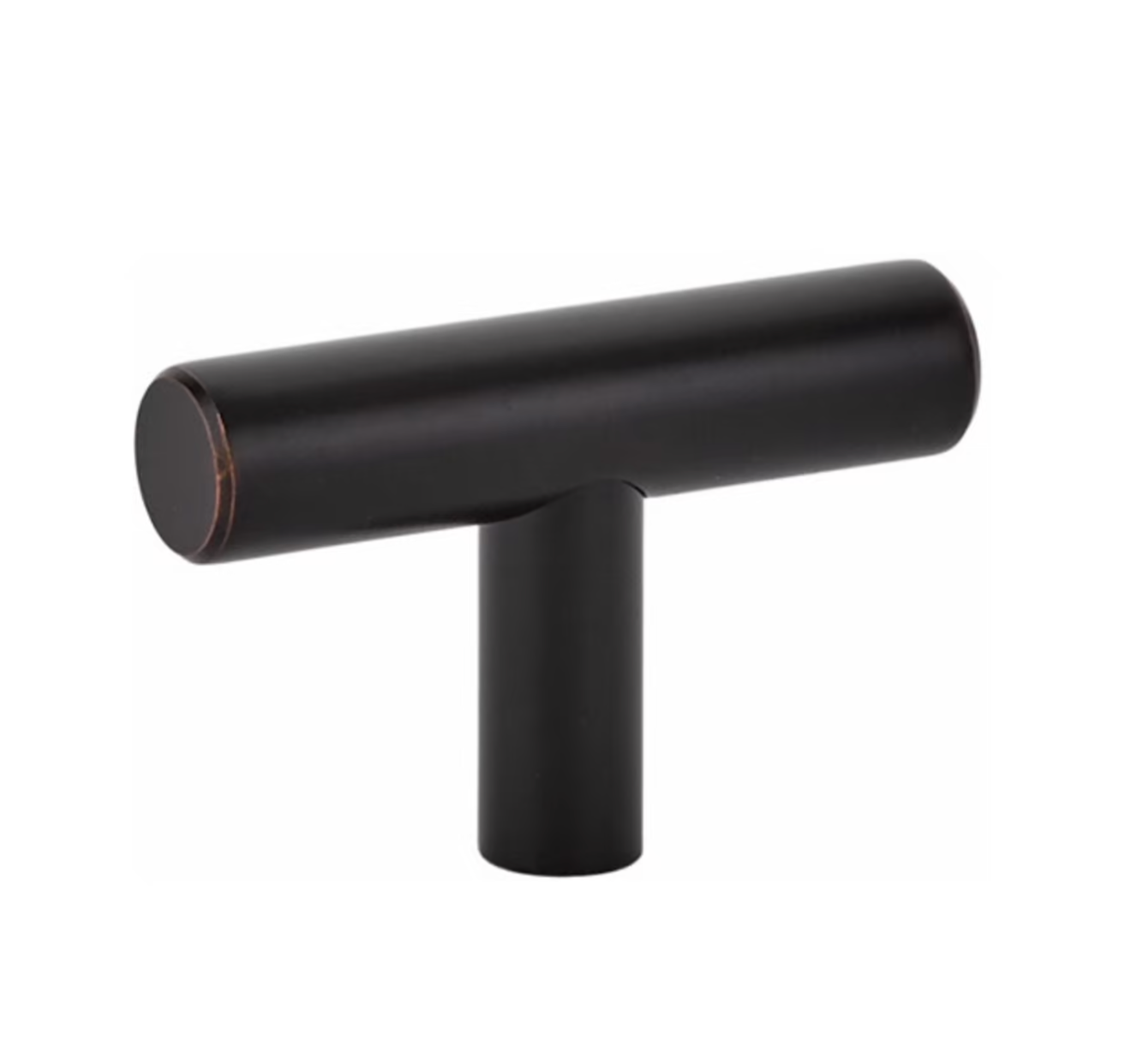 European Style Oil Rubbed Bronze T-Bar Cabinet Knobs and Pulls - Vintage Kitchen & Bathroom Hardware for Drawers and Cabinets
