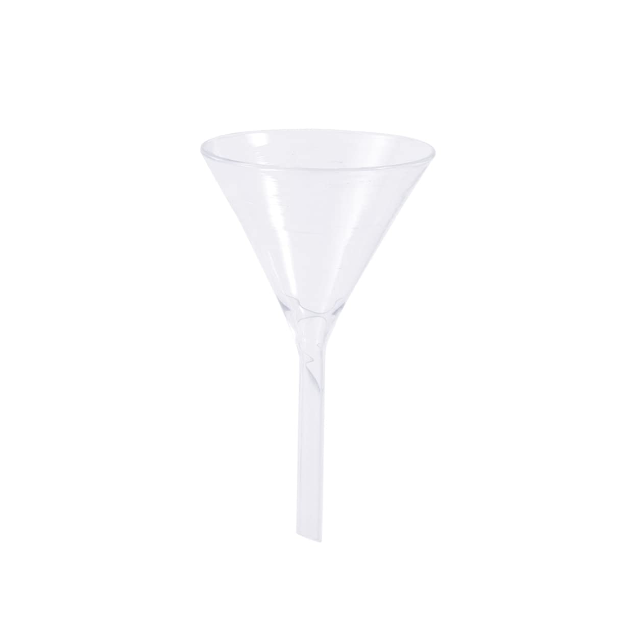 Premium Clear Glass Water Bottle with Stainless Steel Funnel - Chemistry Feeding Funnel for Lab Use, Home Brewing & Outdoor Activities - BPA-Free, Leak-Proof Design for Liquids & Powders