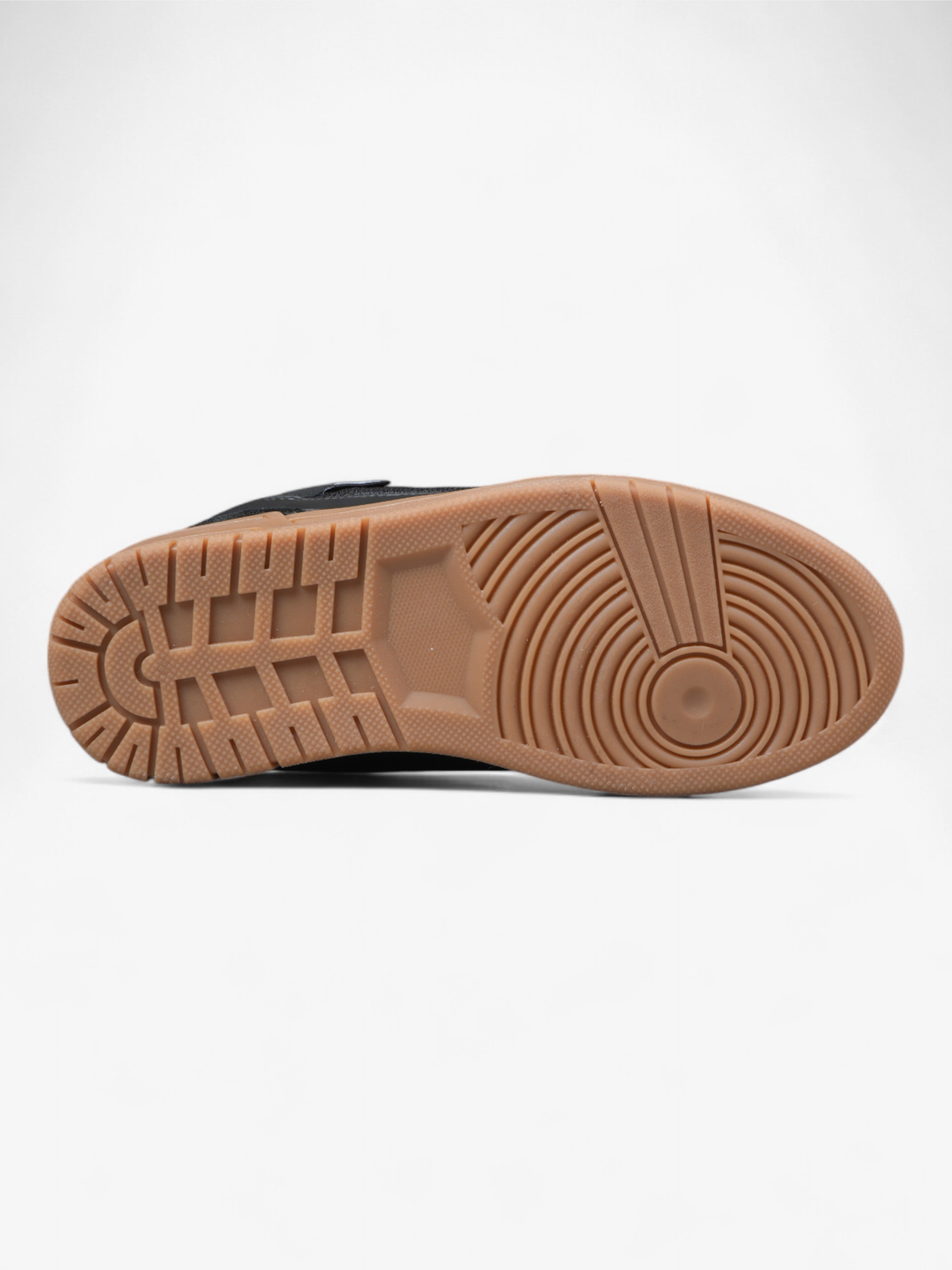 Vision Street Wear Saavy Skate Shoes - Black & Brown Sneakers for Men & Women | Comfortable & Durable for Skateboarding, Casual Wear & Street Fashion