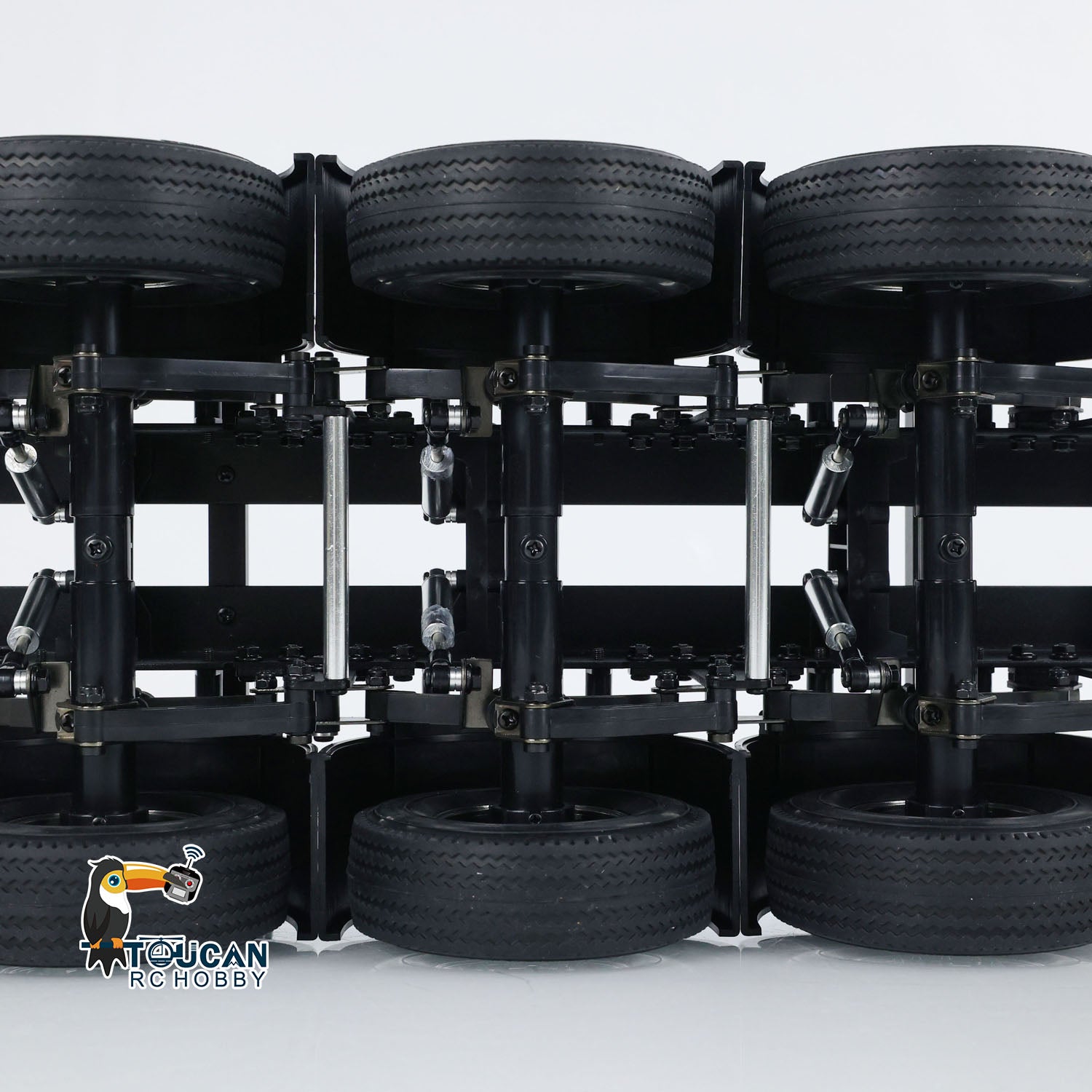 1/14 Scale 3 Axles Unpainted RC Reefer Semi Trailer Container Timber Flatbed Tractor Truck Kit - DIY Electric Car Model for Hobbyists & Collectors | Perfect for RC Racing, Construction Simulation & Display Scenes