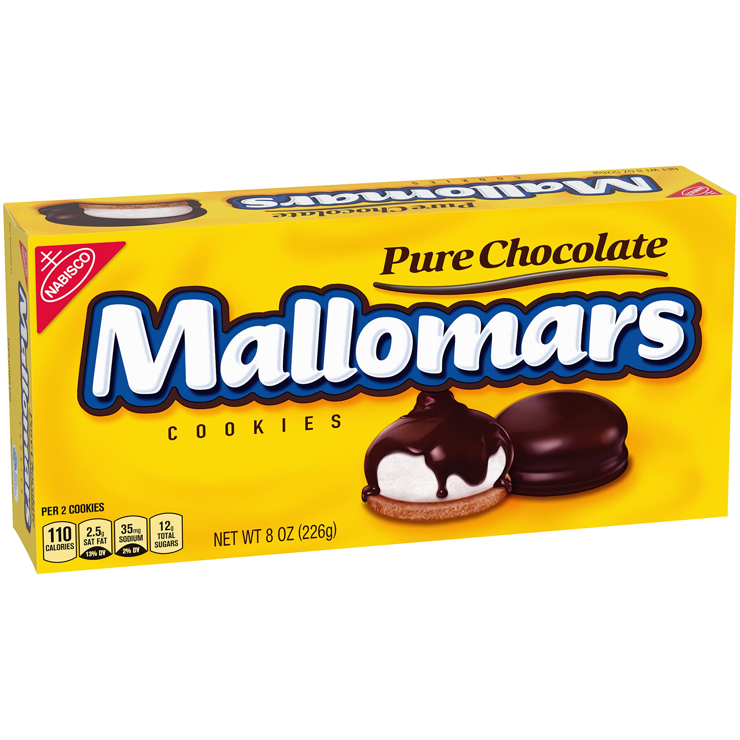 Mallomars Pure Chocolate Cookies - 12 Pack (8 oz Each) | Rich Cocoa Flavor | Perfect for Parties, Gifts & Snacking
