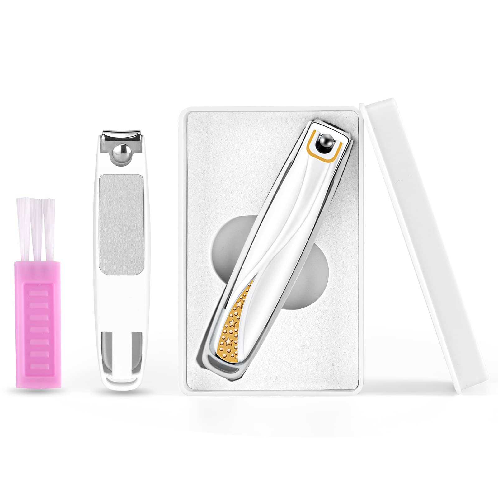 Luxury Zinc Alloy Nail Clippers for Thick Nails - Men & Women - Home & Travel Use