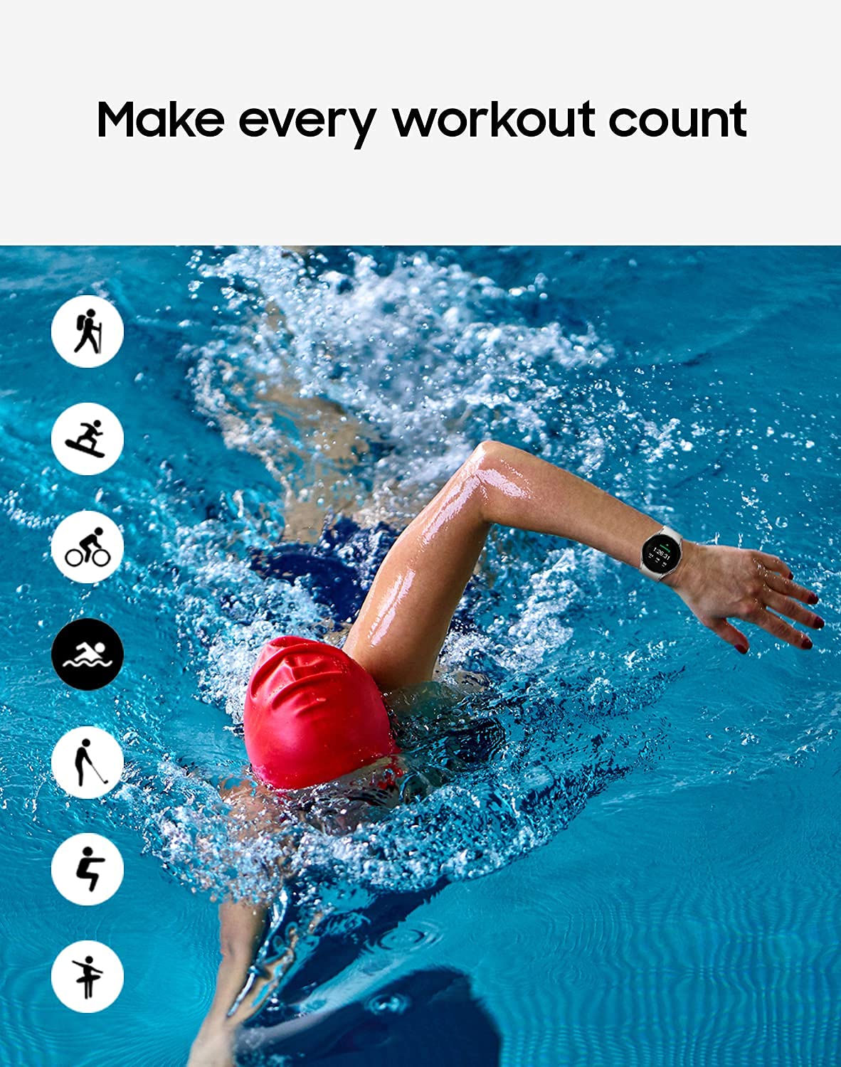 Samsung Galaxy Watch 4 40mm Smartwatch with ECG, Heart Rate & Sleep Tracking, GPS, LTE, Fall Detection - US Version (Renewed, Silver) - Perfect for Fitness, Running & Health Monitoring