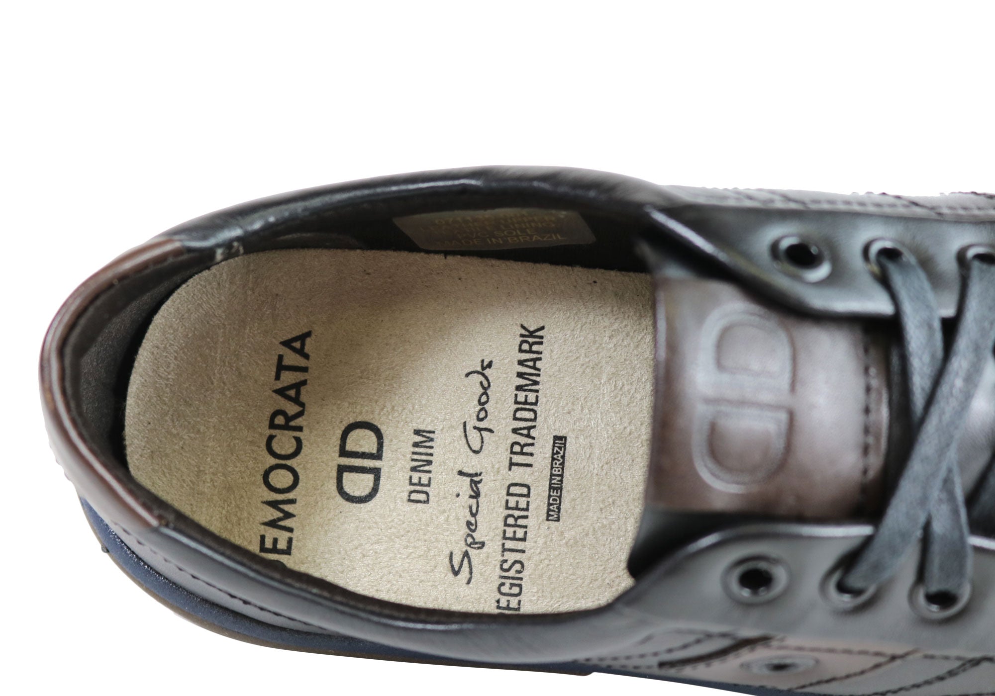 Democrata Voice Men's Leather Lace-Up Casual Shoes - Handcrafted in Brazil - Perfect for Work, Travel & Everyday Wear