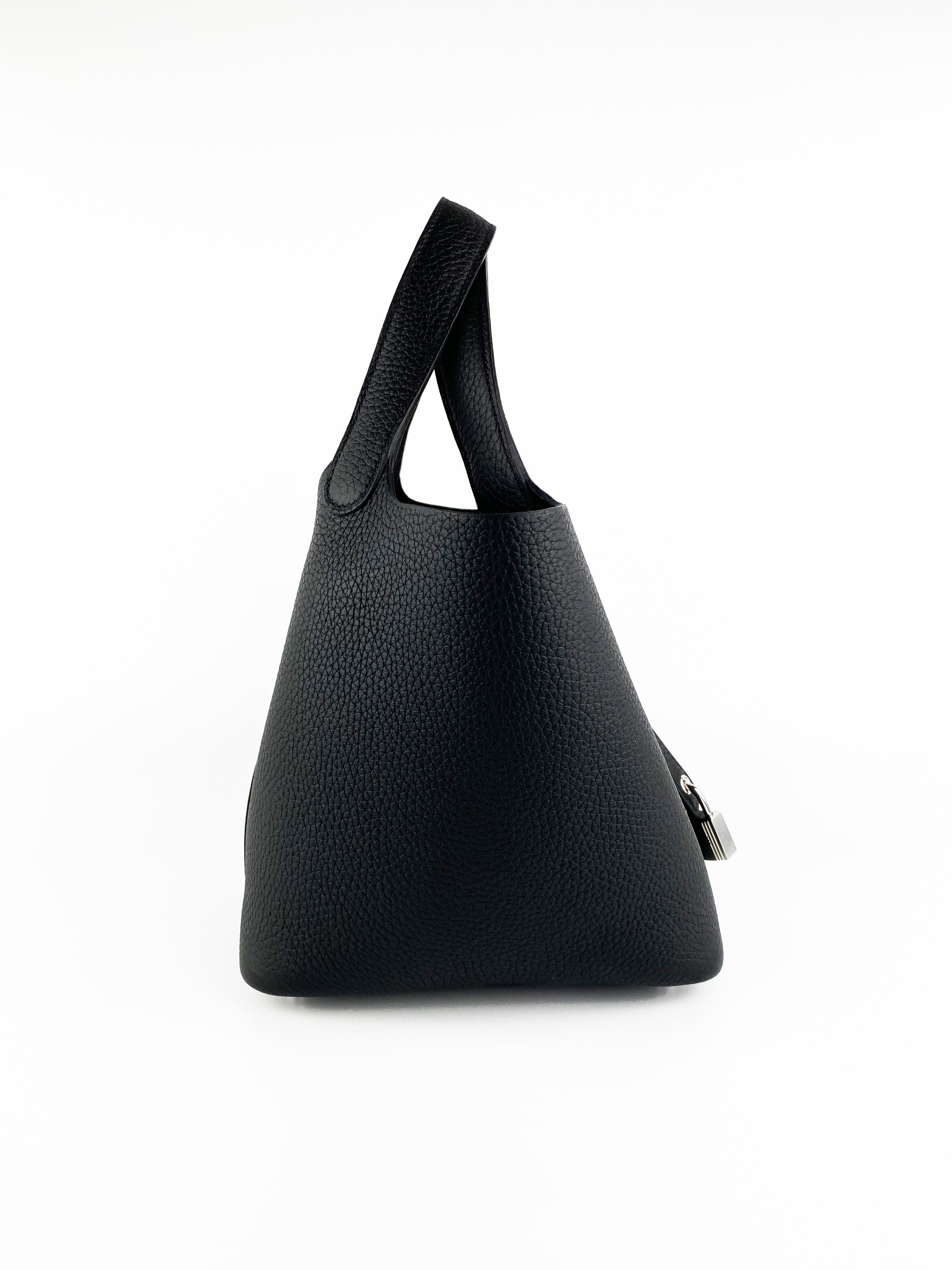 Hermès Noir Picotin Lock 18 Bag - Luxury Handbag for Women | Perfect for Everyday Use, Work & Special Occasions