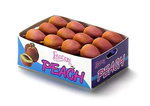 Miniature Dollhouse Peaches - Realistic Fruit Decor for DIY Crafts