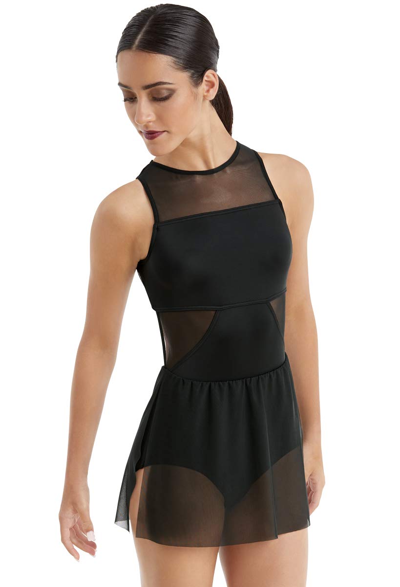Balera Women's Dance Leotard with Mesh Skirt - Stretchy Tank Dress for Ballet, Jazz & Performance - Perfect for Dance Classes, Recitals & Competitions