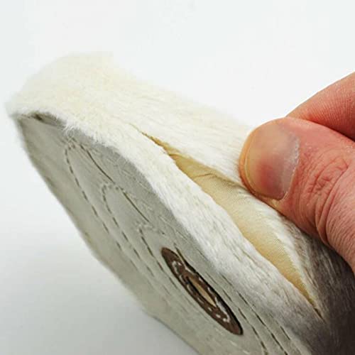 150mm White Cloth Polishing Buffing Wheel Replacement for M.C - Power Angle Grinder & Bench Grinder Accessory - Perfect for Metal Polishing, Wood Finishing & DIY Projects