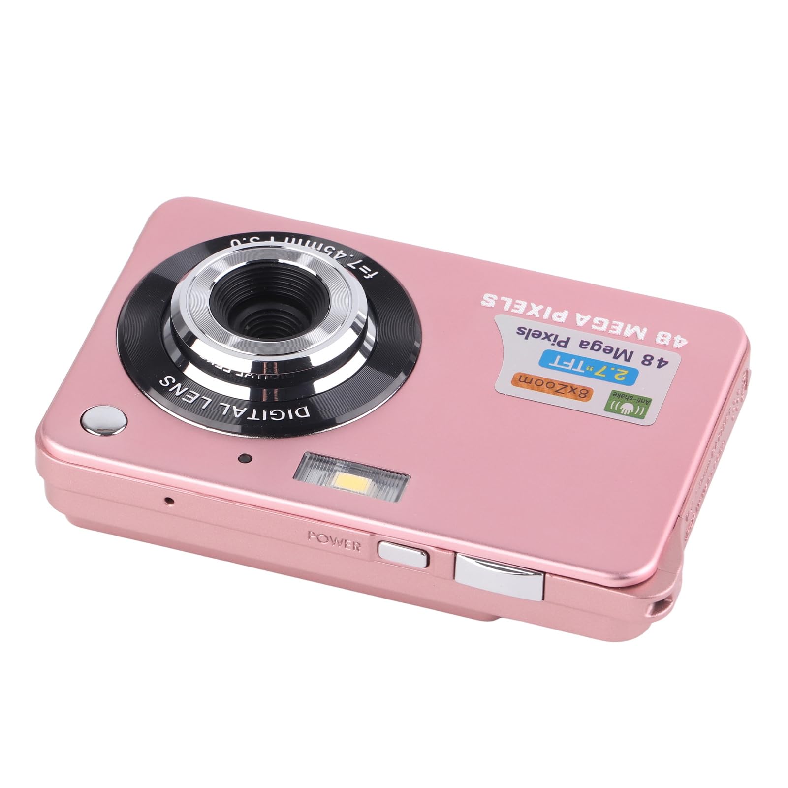 48MP 4K Digital Camera with 8x Zoom - 2.7 Inch LCD Screen, Rechargeable Vlogging Camera for YouTube, Compact Travel Camera with LED Fill Light & Continuous Shooting - Perfect for Travel, Blogging and Everyday Photography (VELATEMORiabgf7vs9n-12)