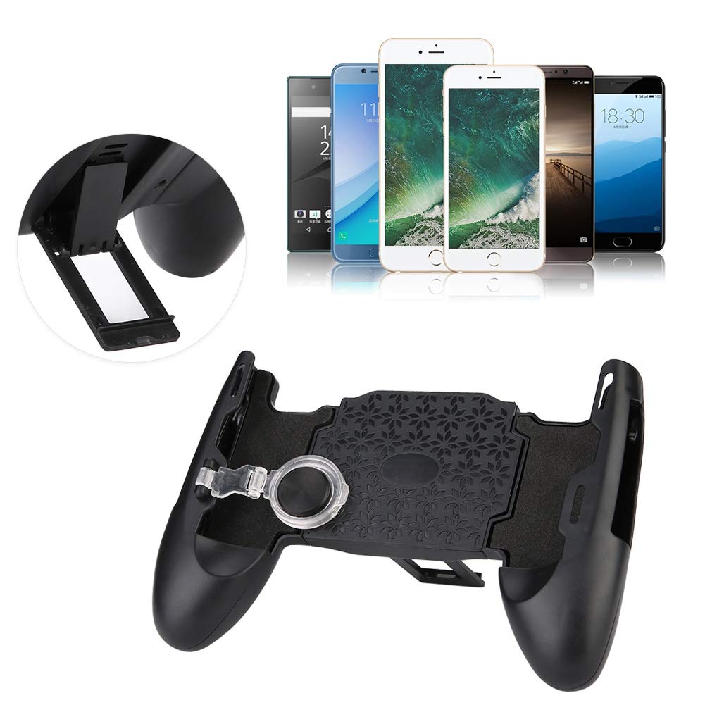 Dilwe 3 in 1 Portable Universal Mobile Phone Gamepad Holder - Telescopic Controller for 4.5-6.5 Inch Smartphones | Perfect for Gaming, Streaming & Travel